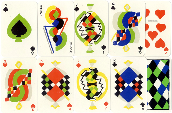 Delaunay playing-cards