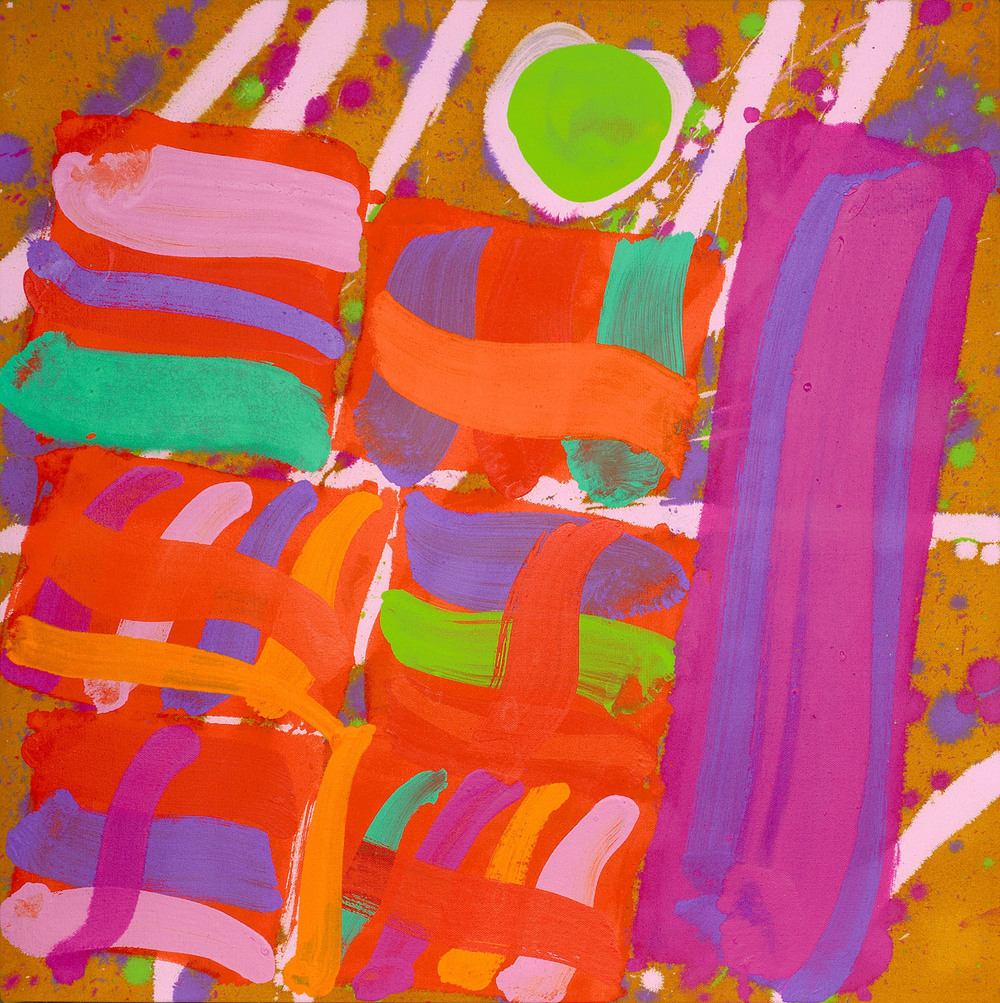 Albert+Irvin_2012_Rosetta+III_acrylic+on+canvas_61+x+61cm