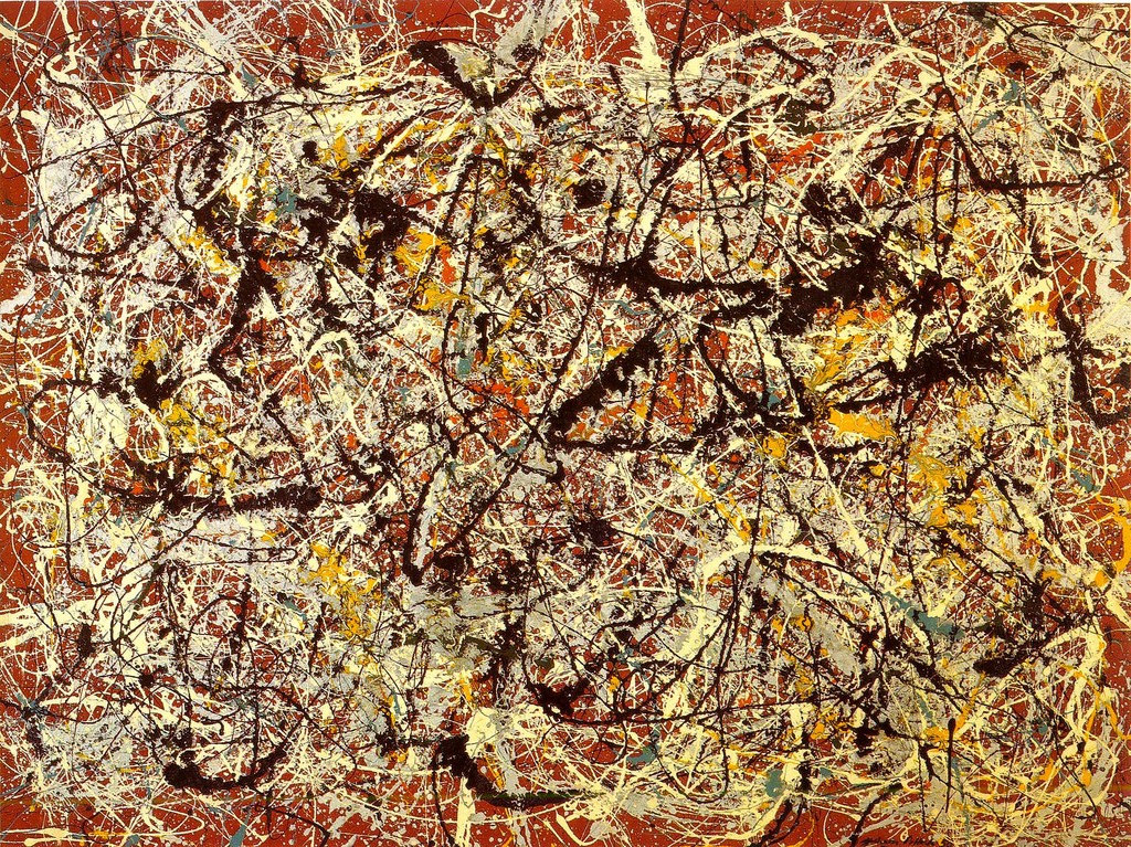 Pollock mural-on-indian-red-ground-1950