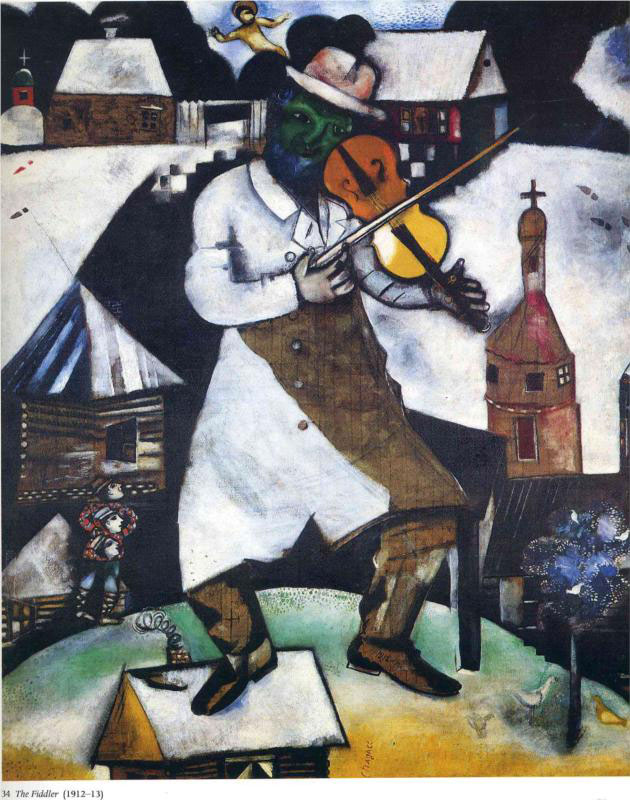 the-fiddler-1913-Marc-Chagall