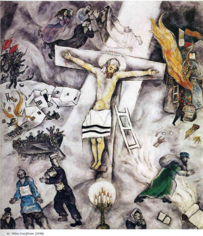 white-crucifixion-1938-Marc-Chagall